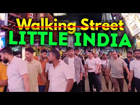 Pattaya Walking Street in Thailand.. nightlife, girls and indians!