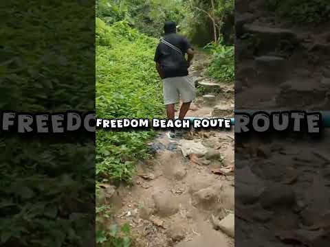 The Mountain Trail Down to Freedom Beach 😍🇹🇭